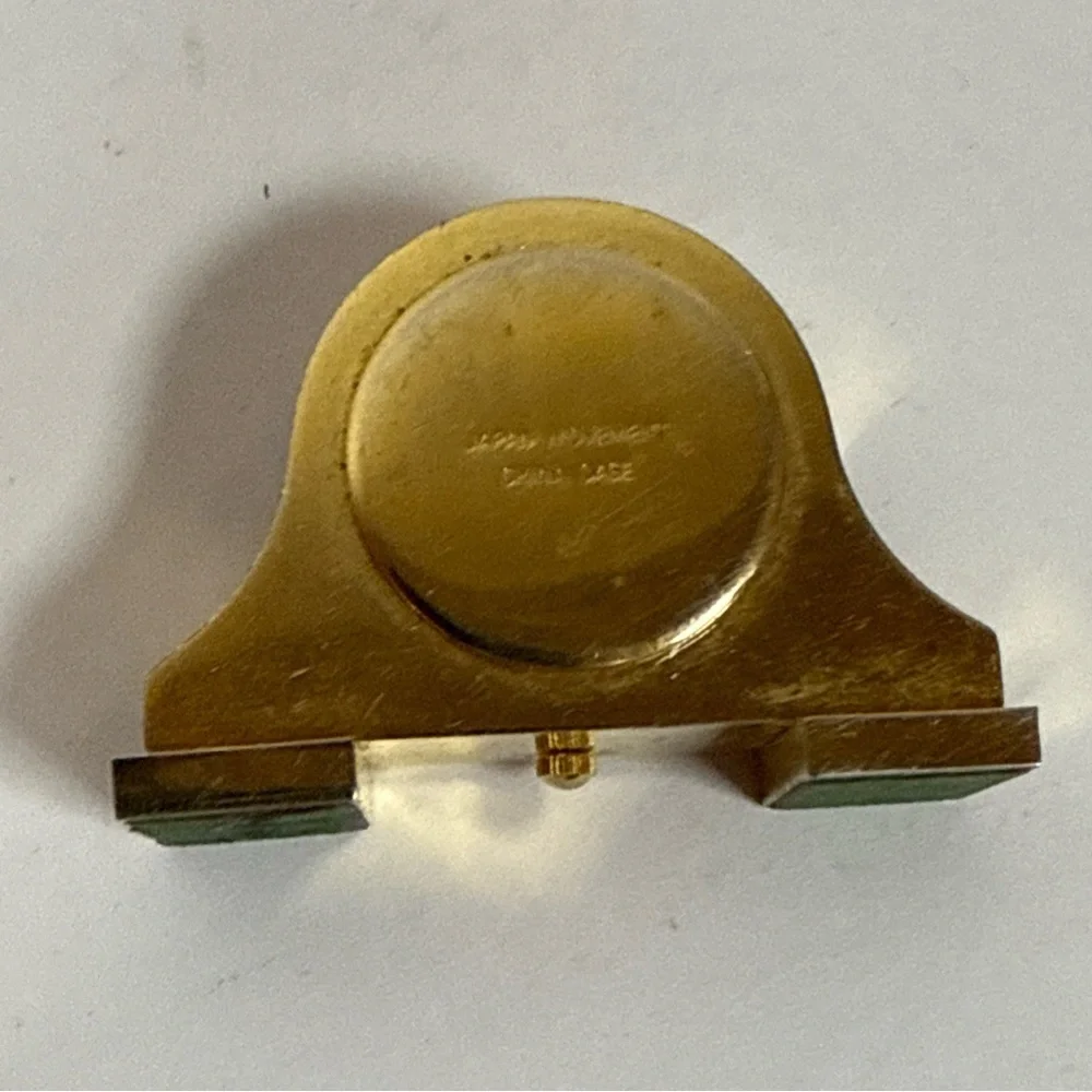 Gold Mickey Mouse Desk Clock
